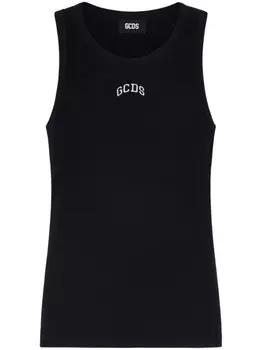 GCDS футболка с логотипом, черный