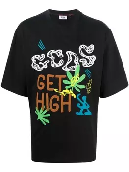 Gcds футболка с логотипом, черный