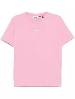 GCDS футболка с логотипом, розовый