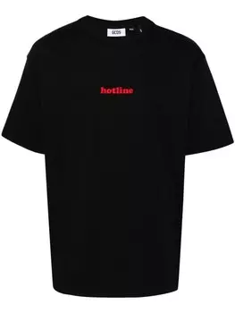 Gcds футболка с вышивкой GCDS, черный