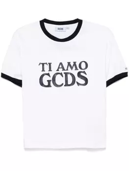 GCDS футболка Ti Amo GCDS, белый