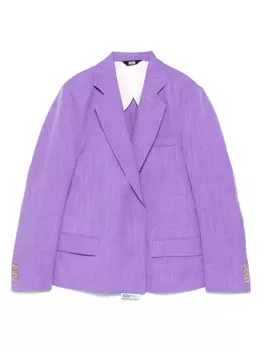 GCDS меланжевый пиджак, фиолетовый