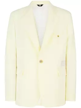Gcds однобортный пиджак, желтый