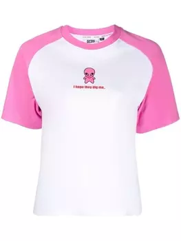 Gcds raglan-sleeved T-shirt, белый