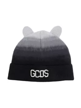 Gcds шапка бини Teddy с эффектом градиента, черный