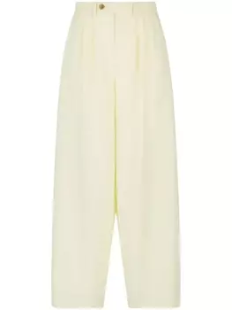 Gcds широкие брюки с завышенной талией, желтый