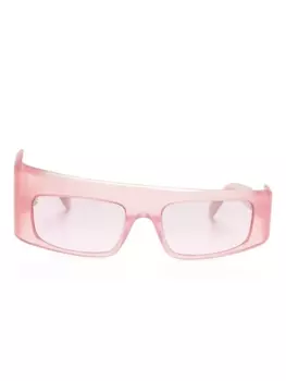 Gcds солнцезащитные очки в геометричной оправе, розовый