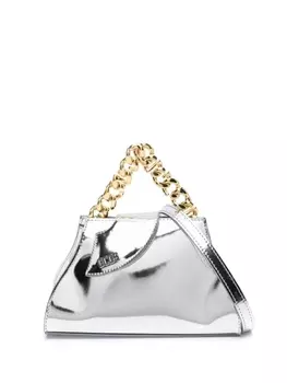 Gcds сумка через плечо Comma из искусственной кожи, серебристый