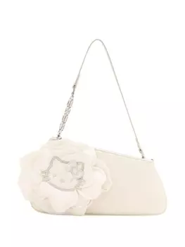 GCDS сумка Comma Notte Hello Kitty, белый