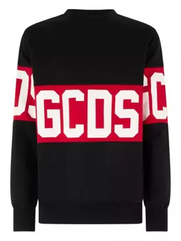 GCDS толстовка с логотипом Band, черный
