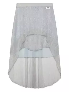 GCDS юбка Rouches, серебряный