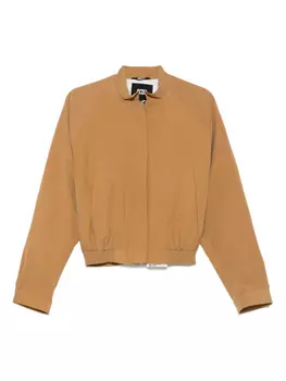 GCDS укороченный бомбер, коричневый