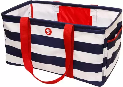 Geckobrands Большая практичная сумка-тоут, цвет Red White Blue