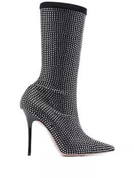 Gedebe ботильоны Logan с кристаллами, черный