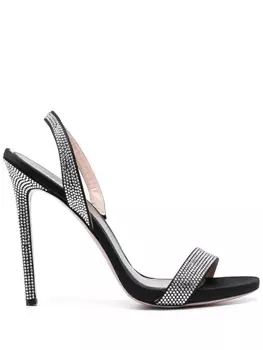 Gedebe мюли со стразами, черный