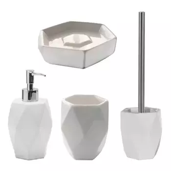 Gedy Набор из 4 предметов Далия Геди, белый