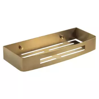 Gedy Прямоугольная мыльница для душа Нерва Геди, матовое золото