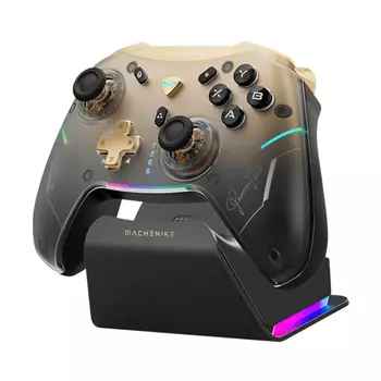 Геймпад Machenike G5Pro V2 Collector's Edition (RGB Charging Dock), коричневый