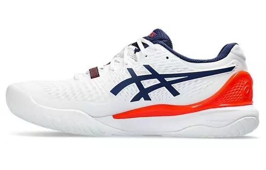 Гель ASICS Resolution 9 "Бело-голубой Expanse Koi"