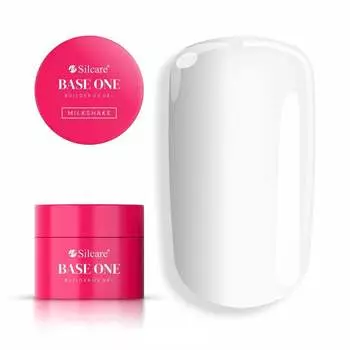 Gel Base One Milkshake 50 г Самовыравнивающийся гель для наращивания ногтей Silcare