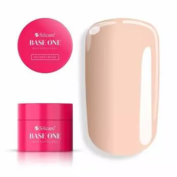 Gel Base One Natural Beige 50 г Самовыравнивающийся гель для наращивания ногтей Silcare