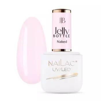 Гель-бутылочка без покрытия, 7 мл Nailac Jelly bottle, цвет naked
