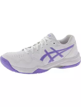 Gel-Dedicate 7 женские кроссовки из искусственной кожи для бега и тренировок Asics, цвет white/amethyst