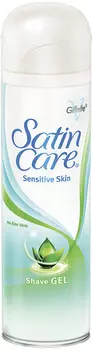 Гель для бритья Gillette Satin Care для чувствительной кожи 200 мл