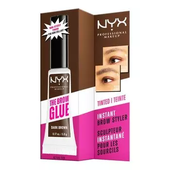 Гель для бровей Brow Glue, придающий форму бровям NYX Professional Makeup, цвет 04 cool brown, 5 гр
