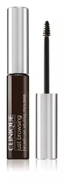 Гель для бровей Clinique Just Browsing Brush-On Styling Mousse, оттенок Black/Brown 2 мл