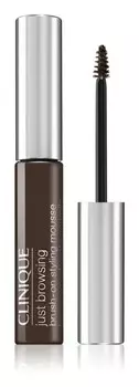 Гель для бровей Clinique Just Browsing Brush-On Styling Mousse, оттенок Deep Brown 2 мл