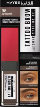 Гель для бровей Tattoo Brow 36H №255 Soft Brown 60мл Maybelline New York