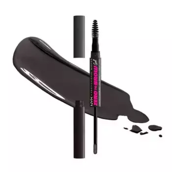 Гель для бровей Zero To Brow Gel Nyx Professional Make Up, цвет black