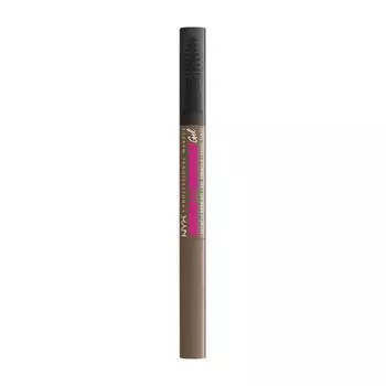 Гель для бровей Zero to Brow NYX Professional Makeup, цвет ash brown, 2 мл