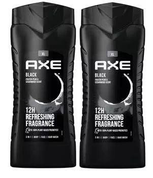 Гель для душа, 2x400 мл Axe Black