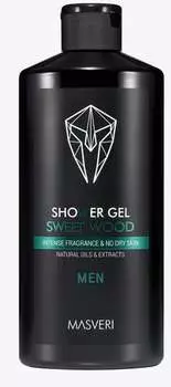 Гель для душа, 300 мл Masveri Men, Sweet Wood