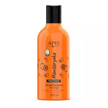 Гель для душа Apis Fruit Shot Мандарин 500мл