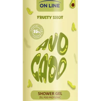 Гель для душа Авокадо, 390 мл On Line Fruity shot