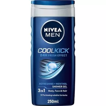 Гель для душа Beiersdorf Cool Kick 287G, Nivea