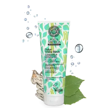 Гель для душа bereza gel de ducha purificante y perfeccionador Natura Siberica, объем 200 мл