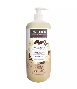 Гель для душа Cattier Duschgel Aloe Vera, Vanille - Tonka Duft, 1000 ml