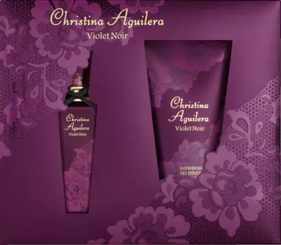 Гель для душа Christina Aguilera Violet Noir Geschenkset