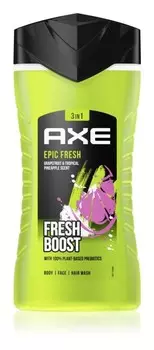 Гель для душа для лица, тела и волос Axe Epic Fresh