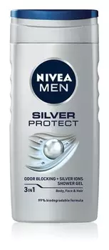 Гель для душа для мужчин Nivea Men Silver Protect
