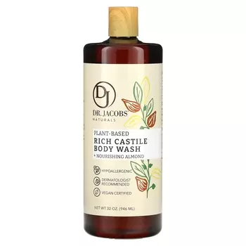 Гель для душа Dr. Jacobs Naturals питательный миндаль, 946 мл