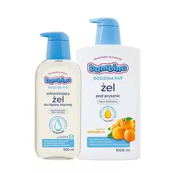 Гель для душа + гель для интимной гигиены BAMBINO