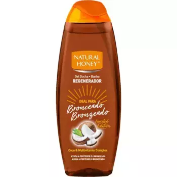 Гель для душа gel self tan coco Natural Honey, объем 500 мл