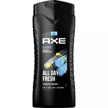 Гель для душа и шампунь 3 в 1 Аляска XL AXE, 400 ml