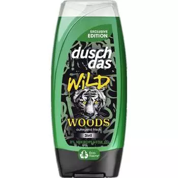 Гель для душа и шампунь 3в1 Wild Woods duschdas, 225 ml