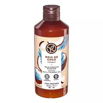 Гель для душа и ванны Noix de coco Yves Rocher, 400 мл